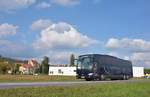 Mercedes-Benz Travego/653915/mercedes-travego-von-golyoe-tours-aus Mercedes Travego von Goly Tours aus Ungarn 09/2017 in Krems.
