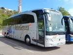 Mercedes Travego von Regiobus Mittelsachsen aus Deutschland im Stadthafen Sassnitz.