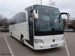 EvoBus - Werk Mannheim ~ MA-BB 4455 ~ Mercedes Benz Travego II RHD ~ 14.01.2018 in Sindelfingen