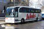 Jahnke Reisen aus Hockenheim ~ HD-NZ 110 ~ Mercedes Benz Travego RHD ~ 13.03.2019 in Stuttgart