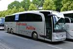 Mercedes-Benz Travego von Duckstein GmbH & Co KG aus Helmstedt, Niedersachsen bei der Bus Demo in Berlin am 27.06.2020.