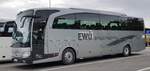 Mercedes-Benz Travego/766415/mb-von-ewue-bustouristik-steht-im-august =MB von EW-Bustouristik steht im August 2021 auf dem Parkplatz der BuGa in Erfurt