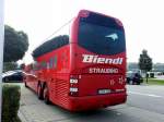 Neoplan Cityliner von Biendl Reisen aus der BRD am 8.Sept.2014 in Krems gesehen.
