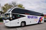 Neoplan Cityliner von Martoni Reisen aus sterreich am 20.9.2014 in Krems gesehen.