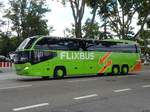 Neoplan Cityliner von Flixbus/Ramsbrock Busreisen aus Deutschland in Karlsruhe.