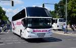 Neoplan Cityliner von Busverkehr Erich Mrlein aus Igensdorf Bayern bei der Bus Demo in Berlin am 17.06.2020.