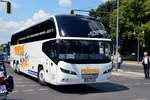 Neoplan Cityliner von Friedel-Reisen aus Arberg Bayern, bei der Bus Demo in Berlin am 17.06.2020.