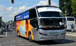 Neoplan Cityliner von Reisebüro Stempfl Verkehrsgesellschaft mbH aus Ingolstadt, Bayern bei der Bus Demo in Berlin am 17.06.2020.