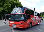 Neoplan Cityliner von Wolf Reisen GmbH aus Niefern-Öschelbronn, B-W bei der Bus Demo in Berlin am 17.06.2020.