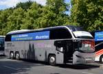 Neoplan Cityliner von Wörlitz Tours GmbH aus Berlin, Bus B-WT 375, bei der Bus Demo in Berlin am 17.06.2020.