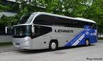 Lehner aus Niederwaldkirchen / Österreich ~ Teambus  FC Blau-Weiss Linz  ~ RO BWL 6 ~ Neoplan N 1216 HD Cityliner ~ 04.06.2016 in Stuttgart