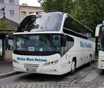Neoplan Cityliner von WEISS BLAU-REISEN steht im September 2022 in Berchtesgaden