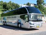 Neoplan Cityliner von S�rens Rejser aus D�nemark im Stadthafen Sassnitz.