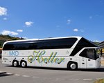 Neoplan Starliner von Heller Reisen aus der BRD in Krems gesehen.