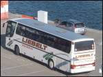 Setra 315 HD von Liebelt Reisen aus Deutschland im Stadthafen Sassnitz.