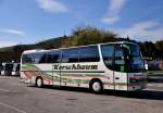 Setra 300er-Serie/413678/setra-315-hd-von-kerschbaum-reisen Setra 315 HD von Kerschbaum Reisen aus Niedersterreich am 18.9.2014 in Krems.