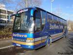 Barileva Turist (Eurolines) aus Ljubljana / Slowenien ~ Wagen 020 ~ MB DM-096 ~ ex. Kofahl, Elmenhorst-Lichtenhagen ~ Setra 315 HDH ~ 23.02.2014 in Bblingen