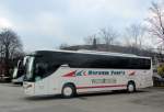SETRA 415 GT-HD von HERZUM TOURs aus Deutschland im Mrz 2013 in Krems an der Donau.
