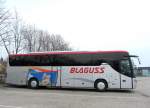 SETRA 415 GT-HD von BLAGUSS/Wien am 9.4.2013 in Krems an der Donau.