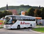 Setra 400er-Serie/419133/setra-415-gt-hd-von-kk-busreisen Setra 415 GT-HD von k&k Busreisen aus sterreichz am 20.9.2014 in Krems unterwegs.