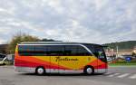 Setra 400er-Serie/423178/setra-411-hd-von-fortuna-reisen Setra 411 HD von Fortuna Reisen aus sterreich am 27.9.2014 in Krems.
