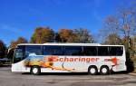 Setra 400er-Serie/437168/setra-416-gt-hd-von-scharinger-reisen Setra 416 GT-HD von Scharinger Reisen aus sterreich am 18.10.2014 in Krems.