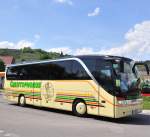 Setra 400er-Serie/467684/setra-415-hd-von-christophorus-reisen Setra 415 HD von Christophorus Reisen aus sterreich im Mai 2015 in Krems.