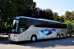Setra 400er-Serie/488218/setra-416-gt-hd-von-lippe-bus Setra 416 GT-HD von Lippe Bus aus der BRD in Krems gesehen.