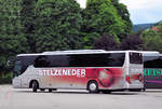 Setra 400er-Serie/550848/setra-415-gt-hd-von-stelzeneder-reisen Setra 415 GT-HD von Stelzeneder Reisen aus der BRD in Krems gesehen.
