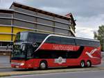 Setra 400er-Serie/638689/setra-431-dt-von-herburger-reisen Setra 431 DT von Herburger Reisen aus sterreich 2017 in Krems.