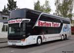 Barileva Turist aus Pristina / Kosovo ~ Wagen 039 ~ 640-KS-291 ~ Setra 431 DT ~ 26.10.2016 in Echterdingen