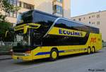 ECOLINES aus Tallinn / Estland ~ Wagen 365 ~ 900 MRD ~ ex. Norma-A SIA, Riga (XE 1763) ~ Setra 431 DT ~ 27.05.2018 in Stuttgart