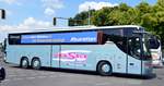 Setra S 416 GT-HD von Biersack Reisen e.K. aus Marktredwitz, Bayern bei der Bus Demo in Berlin am 17.06.2020.