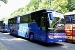 Setra S 416 GT-HD von Gassert Reisen GmbH aus Blieskastel, Saarlnd bei der Bus Demo in Berlin am 17.06.2020.