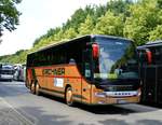 Setra S 416 GT-HD von Lukas Sebastian Kirchner Krautheim, Thüringen bei der Bus Demo in Berlin am 17.06.2020.