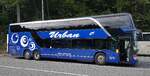 Setra S 431 DT von URBAN-Reisen steht auf dem Busparkplatz am Königsee, 09-2022