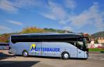 Setra 500er-Serie/415227/setra-515-hd-von-mitterbauer-reisen Setra 515 HD von Mitterbauer Reisen aus Niedersterreich am 20.9.2014 in Krems.