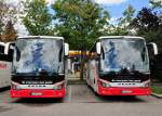 2 Setra 516 HD von Blaguss Reisen aus der SK im Juni 2015 in Krems.