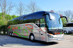 Setra 517 HD von Busreisen Robert Lochner aus der BRD in Krems gesehen.