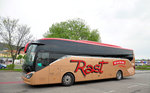 Setra 500er-Serie/515106/setra-515-hd-von-rast-reisen Setra 515 HD von Rast Reisen aus der BRD in Krems gesehen.