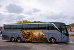 Setra 516 HDH von der Bustouristik STECHER aus der BRD in Krems.