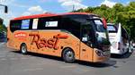 Setra S 511 HD von Rast Reisen GmbH aus Hartheim B-W, bei der Bus Demo in Berlin am 17.06.2020.