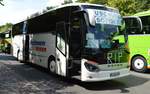 Setra S 515 HD von Beckmann Reisen GmbH aus Hannover, Niedersachsen bei der Bus Demo in Berlin am 17.06.2020.