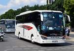 Setra S 515 HD von Fahrservice Matthias Gollner aus Hohndorf Sachsen bei der Bus Demo in Berlin am 17.06.2020.