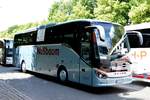 Setra S 515 HD von Gebr. Nussbaum GmbH aus Merzalben Rheinland-Pfalz bei der Bus Demo in Berlin am 17.06.2020.