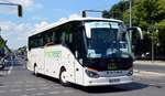 Setra S 515 HD von Hirsch Reisen GmbH aus Karlsruhe B-W bei der Bus Demo in Berlin am 17.06.2020.