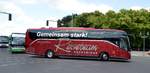Setra S 515 HD Omnibusbetrieb Burkert Reisen aus Sehmtal Sachsen bei der Bus Demo in Berlin am 17.06.2020.