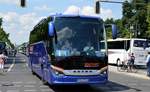 Setra S 515 HD von Satra Eberhardt GmbH aus Kesselsdorf Sachsen bei der Bus Demo in Berlin am 17.06.2020.