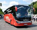 Setra S 515 HD von Spörlein Bus und Reisen e.K. aus Burgebrach Bayern bei der Bus Demo in Berlin am 17.06.2020.