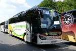 Setra S 516 HD von Hausemann und Mager GmbH & Co KG aus hagen-Hohenlimburg, NRW bei der Bus Demo in Berlin am 17.06.2020.